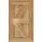 Ekena Millwork Framed Board-n-Batten Shutters w/Z-Bar, Rough Sawn Western Red Cedar, 10 3/4W x 18H, PR RBF06Z11X018RWR - alternate 3